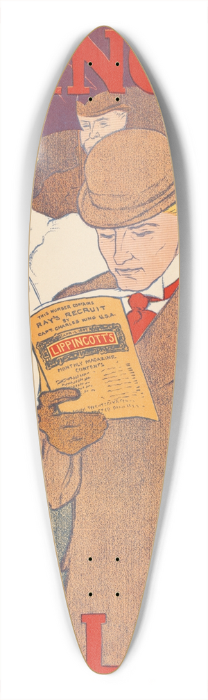 Joseph Gould - Lippincotts April 39.3 inch art pintail longboard deck
