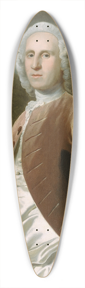 Joseph Highmore - Freeman Flower 39.3 inch art pintail longboard deck