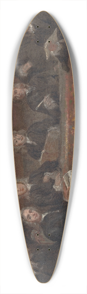 Joseph Highmore - Study for a Group Portrait 39.3 inch art pintail longboard deck