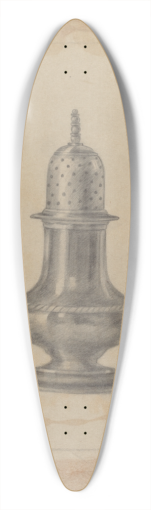 Joseph Leboit - Silver Caster 39.3 inch art pintail longboard deck