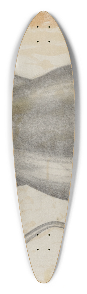 Joseph Leboit - Silver Tankard 39.3 inch art pintail longboard deck