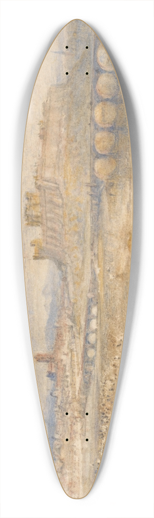 Joseph Mallord William Turner - Carlisle 39.3 inch art pintail longboard deck