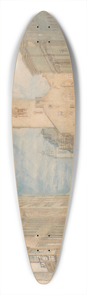 Joseph Mallord William Turner - High Street, Edinburgh 39.3 inch art pintail longboard deck
