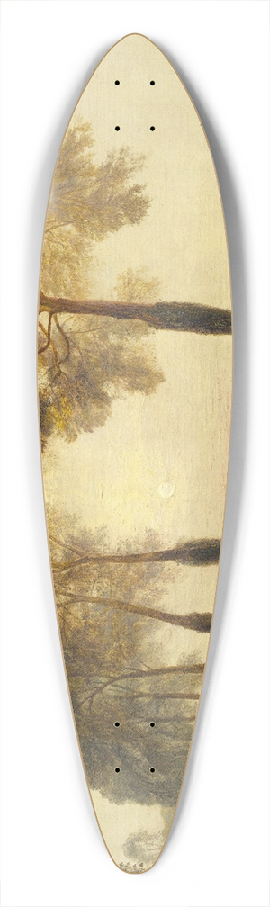 Joseph Mallord William Turner - Mortlake Terrace 39.3 inch art pintail longboard deck