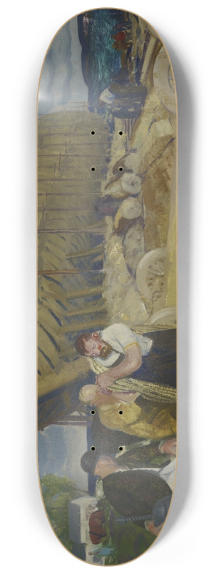 George Wesley Bellows - Builders ofShips 8.25 inch art skate deck