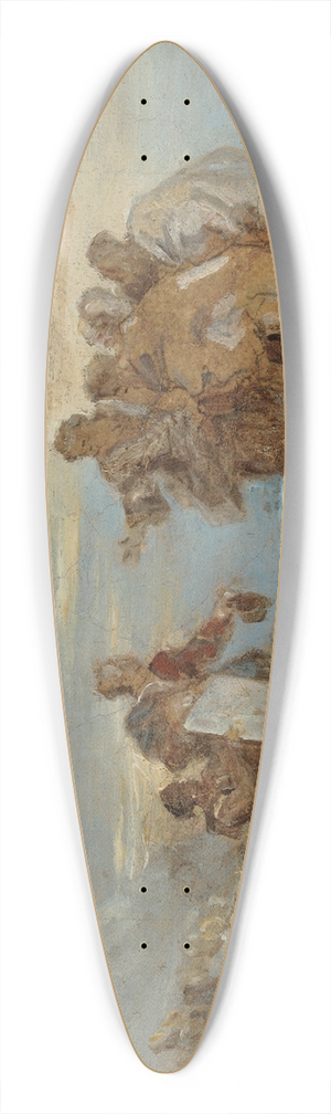 Joseph Parrocel - Scenes from Ancient History 39.3 inch art pintail longboard deck
