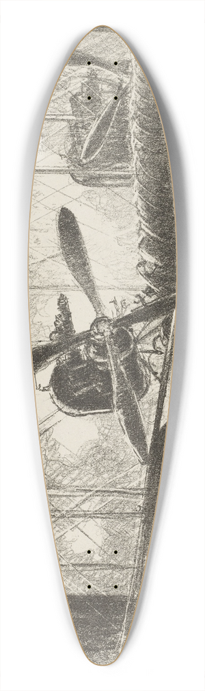 Joseph Pennell - The Big Bug 39.3 inch art pintail longboard deck