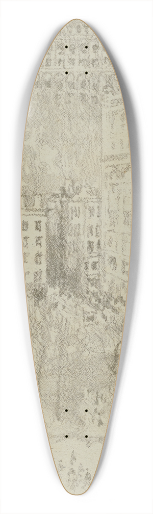 Joseph Pennell - Union Square 39.3 inch art pintail longboard deck