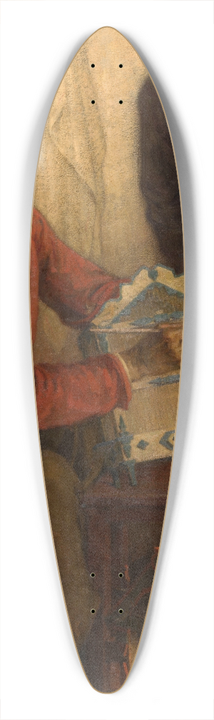 Joseph Posenaer - Birdcages 39.3 inch art pintail longboard deck