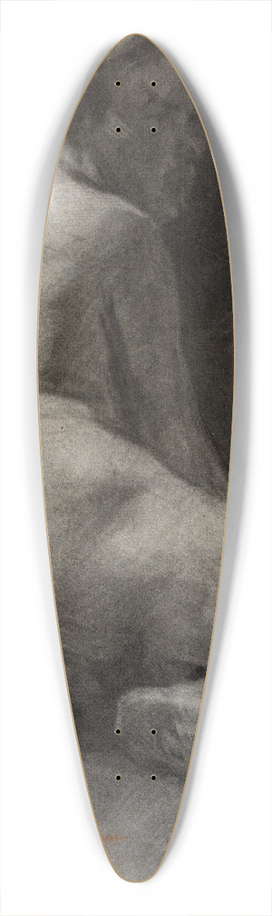 Joseph Posenaer - Nude 39.3 inch art pintail longboard deck