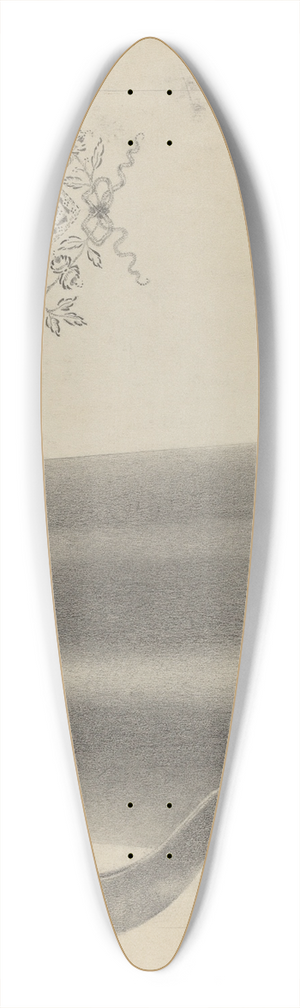 Joseph Rothenberg - Silver Tankard 39.3 inch art pintail longboard deck