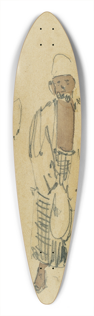 Joseph Selleny - Muslime auf Ceylon 39.3 inch art pintail longboard deck