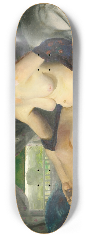 George Wesley Bellows - Nude with Fan 8.25 inch art skate deck