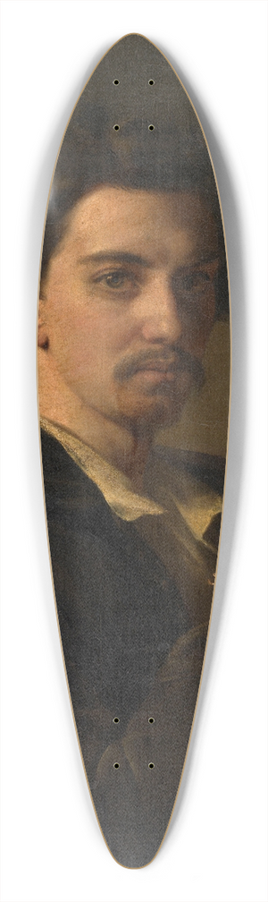 Joseph Stallaert - The Painter Constant Wauters 39.3 inch art pintail longboard deck