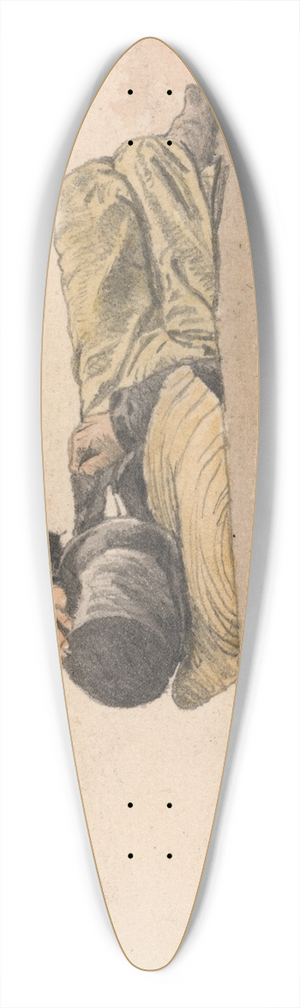 Joseph Stannard - A Boy Lying Down 39.3 inch art pintail longboard deck