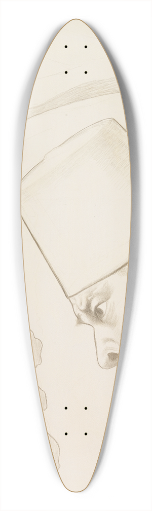 Joseph Stella - Self-Portrait 39.3 inch art pintail longboard deck