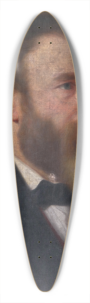 Joseph Weidner - Bildnis eines Herrn mit Vollbart 39.3 inch art pintail longboard deck
