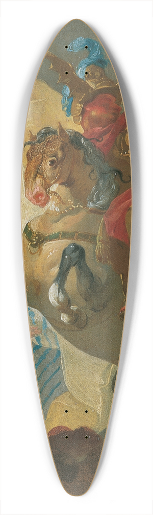 Joseph Winterhalder the younger - Reitender Feldherr 39.3 inch art pintail longboard deck