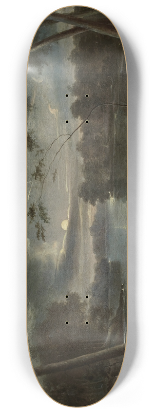 George Winter - Nocturnal Landscape 8.25 inch art skate deck