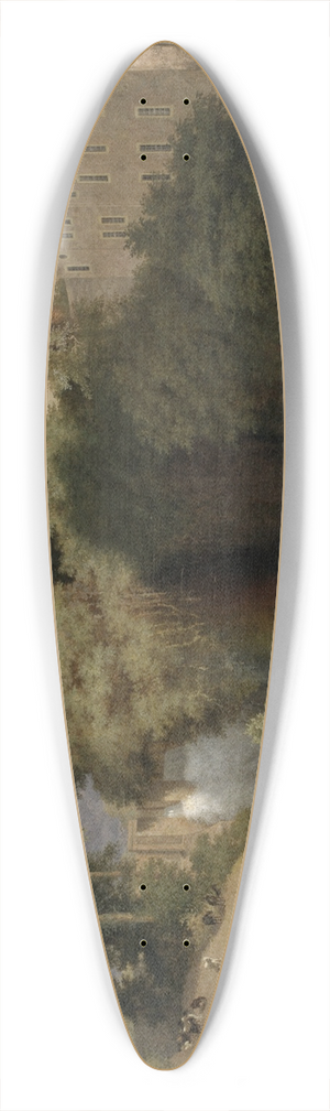 Jos Mara Velasco - The San ngel Goatherd 39.3 inch art pintail longboard deck