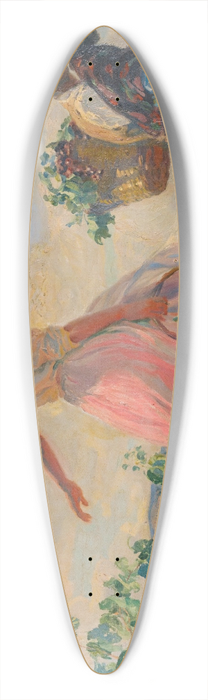 Jos Mongrell - La Vendimia (The Grape Harvest) 39.3 inch art pintail longboard deck