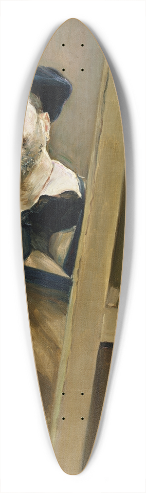 Jos Villegas Cordero - Self-Portrait 39.3 inch art pintail longboard deck