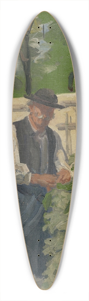 Jozef Hanula - By the Grapevines 39.3 inch art pintail longboard deck
