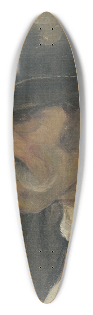 Jozef Hanula - Old 39.3 inch art pintail longboard deck