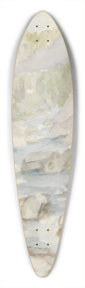 Jozef Israls - Berglandschap met beek 39.3 inch art pintail longboard deck