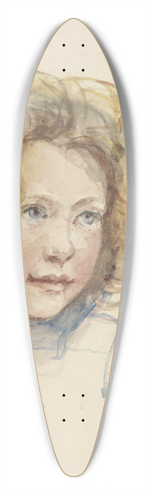 Jozef Israls - Hoofd van een meisje met blond haar 39.3 inch art pintail longboard deck