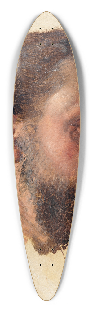Jrgen Roed - A Bearded Man 39.3 inch art pintail longboard deck