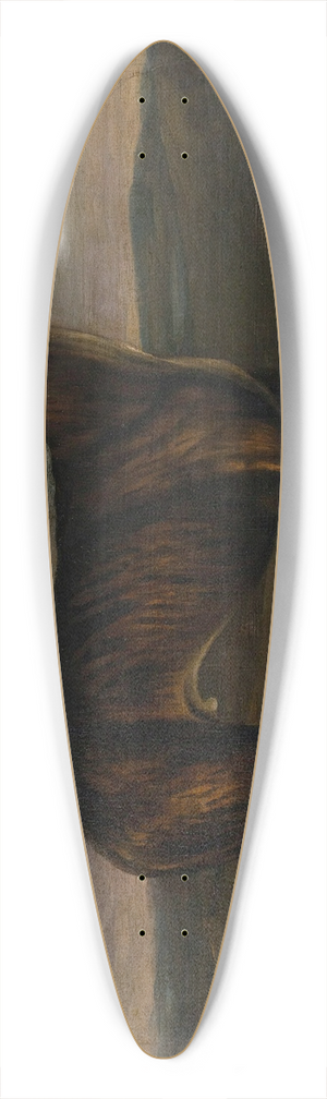 J. Thompson - The Sultan; A Greyhound 39.3 inch art pintail longboard deck