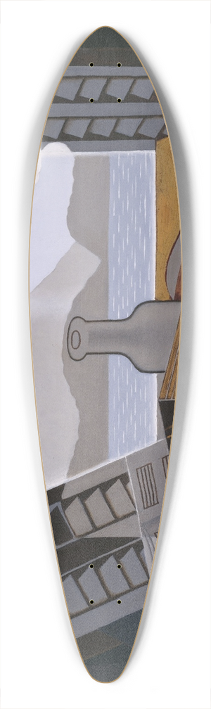 Juan Gris - The Open Window 39.3 inch art pintail longboard deck