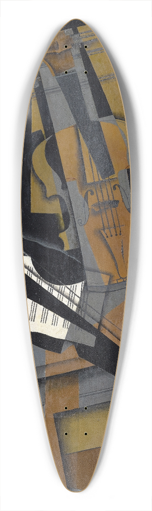 Juan Gris - The violin 39.3 inch art pintail longboard deck