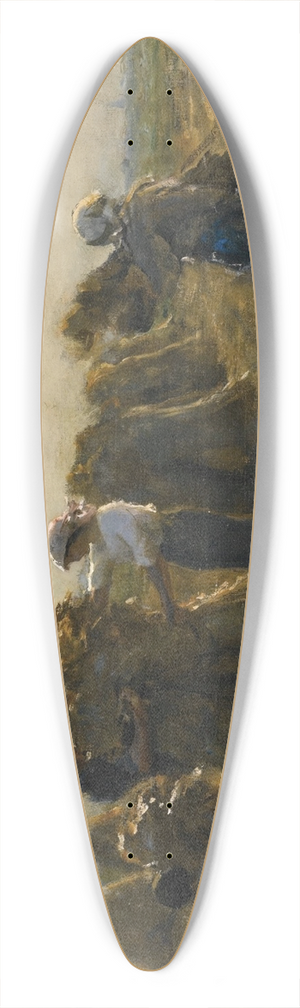 Jules Breton - La rcolte 39.3 inch art pintail longboard deck
