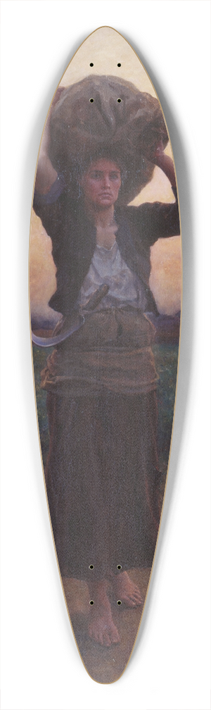 Jules Breton - Shepherds Star 39.3 inch art pintail longboard deck
