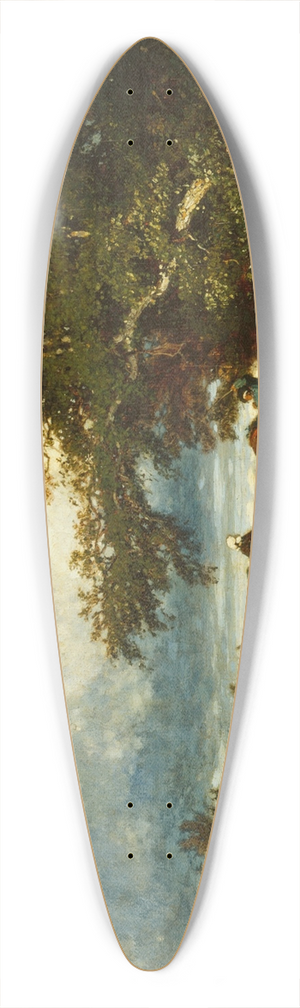 Jules Dupr - On the Road 39.3 inch art pintail longboard deck