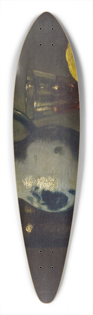 Jules Dupr - Still Life with a grey Jug 39.3 inch art pintail longboard deck
