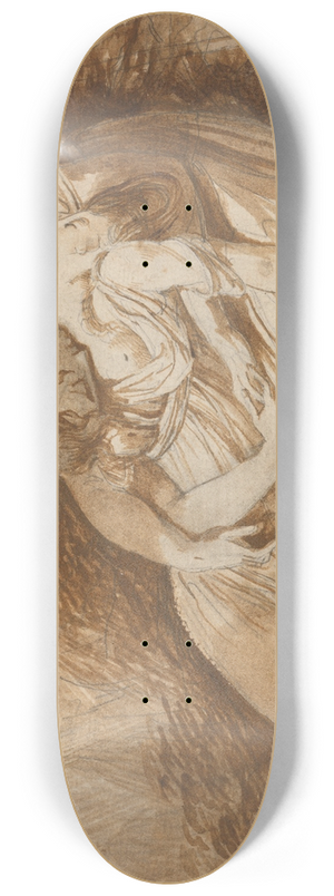 Alexander Runciman - Celadon and Amelia from Thomsons The Seasons 8.25 inch art skate deck
