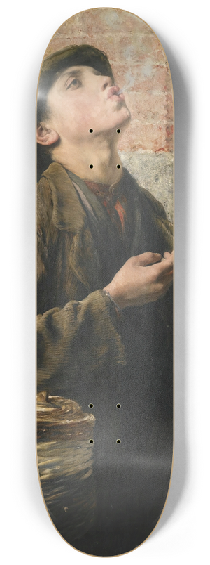 Georgios Jakobides - Smoke Rings (The Little Struggler) 8.25 inch art skate deck