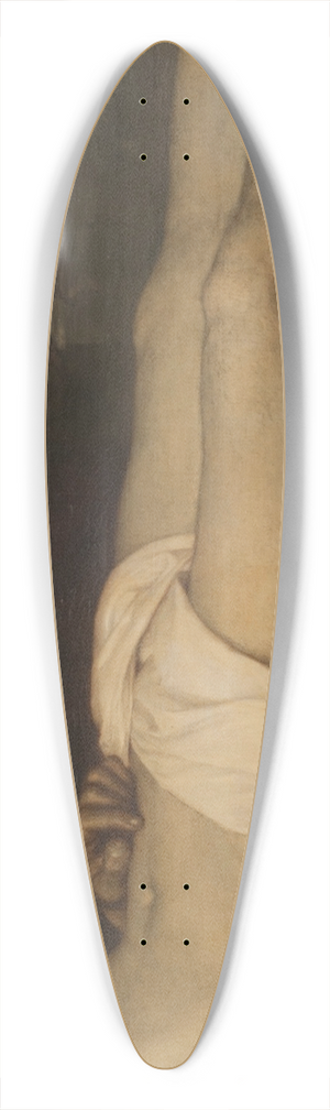 Jules-Joseph Meynier - Dead christ 39.3 inch art pintail longboard deck