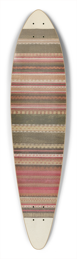 Jules Lefevere - Handwoven Carpet 39.3 inch art pintail longboard deck