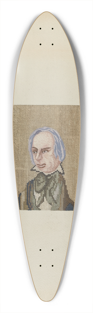 Jules Lefevere - Needlepoint Picture 39.3 inch art pintail longboard deck