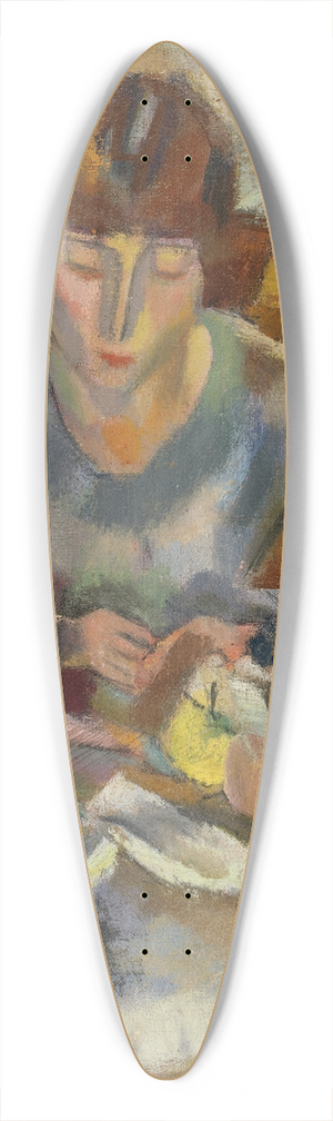 Jules Pascin - Hermine David Devant La Table 39.3 inch art pintail longboard deck