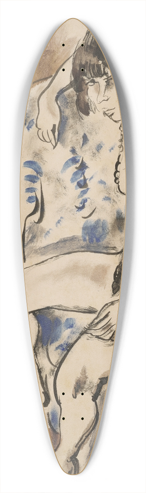 Jules Pascin - Nu assis (La premire sance) 39.3 inch art pintail longboard deck