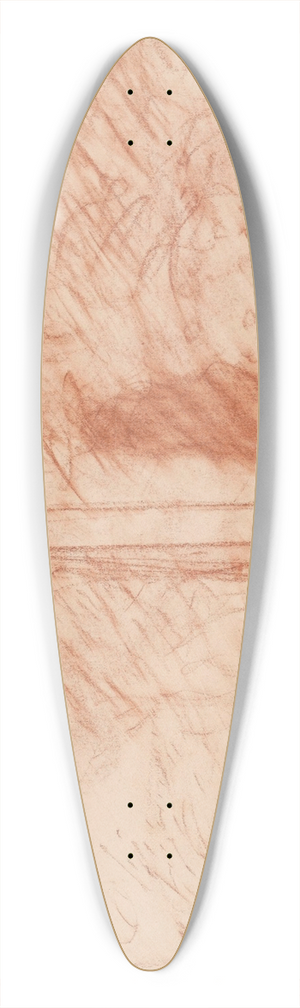 Jules Schmalzigaug - Two Designs 39.3 inch art pintail longboard deck