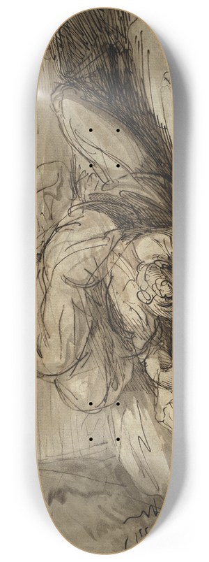 Alexander Runciman - Hero and Leander 8.25 inch art skate deck