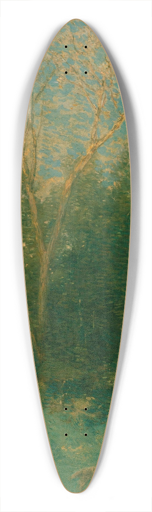 Julian Alden Weir - Pan and the Wolf 39.3 inch art pintail longboard deck
