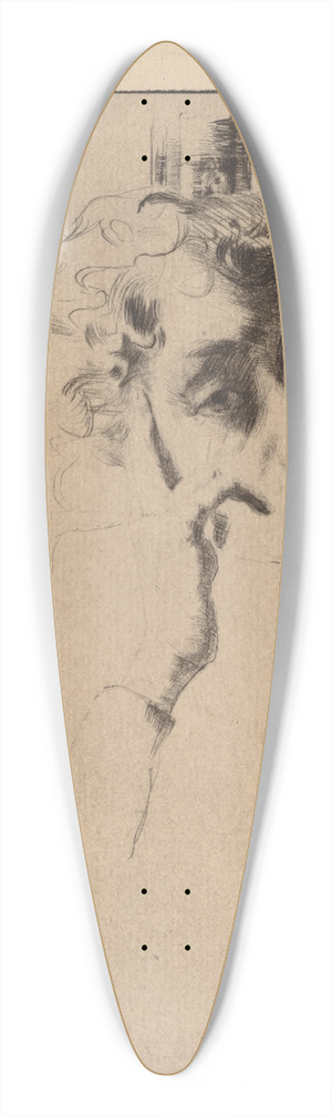 Julian Alden Weir - Reflections 39.3 inch art pintail longboard deck
