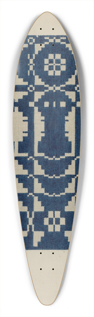 Julie C. Brush - Homespun Bedspread 39.3 inch art pintail longboard deck